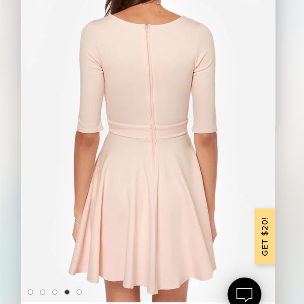 Lulu’s “Just a Twirl” Pink Dress - Picture 4 of 7